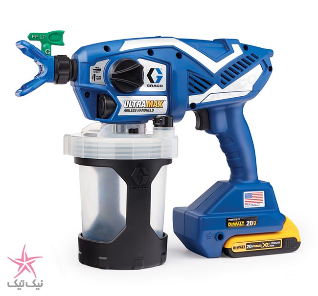 بررسی رنگ پاش شارژی بدون باد Graco Ultra Max