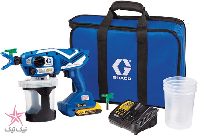 بررسی رنگ پاش شارژی بدون باد Graco Ultra Max