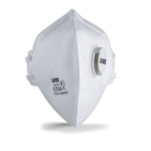 ماسک سوپاپدار FFP3 برند UVEX مدل silv-air 3310