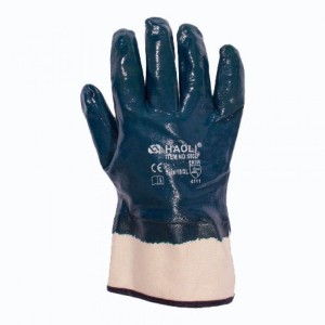 دستکش ساقدار نیتریلی HAOLI مدل 5002F