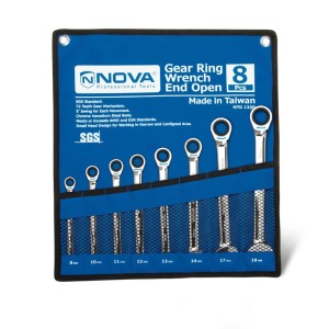 آچار یک سر جغجغه ست 8 عددی نووا NTG-1320